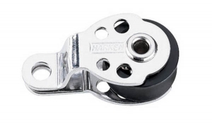 Harken 16 mm Blok enkelt, dreje, skildpadde