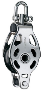 Harken ESP 57 mm Enkeltblok m. hundsvot, RF stål