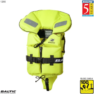 Split Front Børne redningsvest 3-15 UV-Gul BALTIC 1266