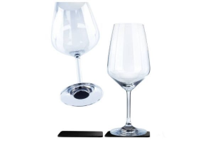 Silwy Magnet Crystal Glass Bordeaux Wine, 2 stk.