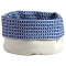 MB Aruba kurv Ø16 x 11,5 cm blå/hvid