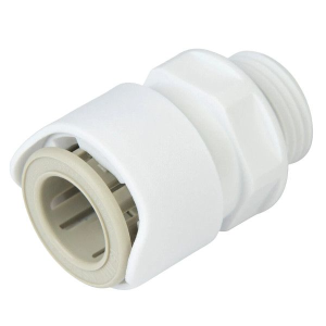 Whale adapter 3/8" bsp 15mm. han, 2stk.
