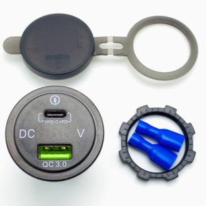 EPT USB Type C PD USB lader med Voltmeter