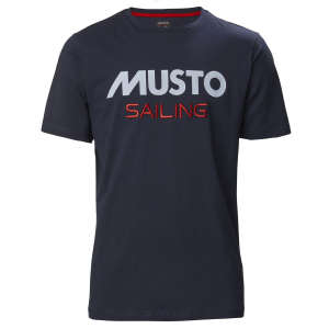 MUSTO Tee Navy str. s