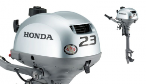 Honda 2,3 hk. m. kort ben luftkølet