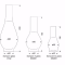 Reserveglas til Sampan lampen nr. 0182