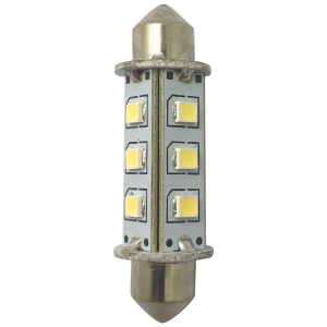 1852 LED lanterne pinolpære 42mm 10-36Vdc, 2 stk