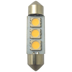 1852 LED navigations pinolpære 37mm 10-36Vdc, 2 stk