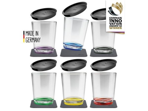 Silwy magnet glas multifarvede 6 stk.