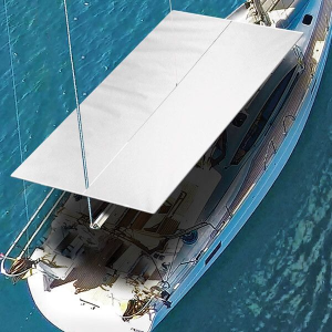 Nettuno Cagnaro Steccato sejlbåd solsejl B-270cm L-250cm hvid