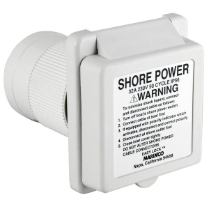 Marinco landstrømsindtag firkantet, 32A