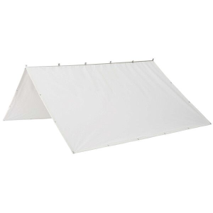 Nettuno Cagnaro bom solsejl 160x160cm L-250cm hvid