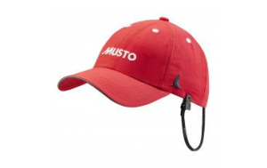 MUSTO Crew Cap - Essential Fast Dry - True Red