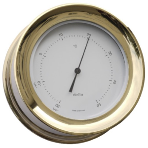 Zealand termometer rustfri/messing