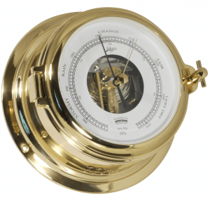 Schatz Midi (4½" skive) Barometer messing