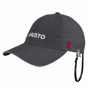MUSTO Crew Cap - Essential Fast Dry - Charcoal