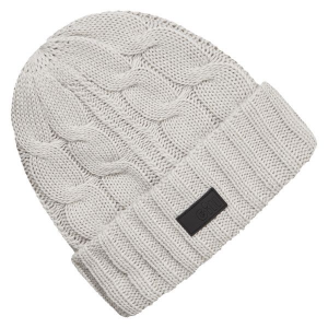 Gill kable strikket hue HT56, lys grå
