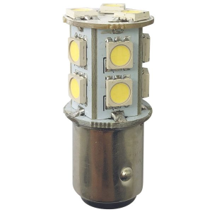 1852 LED lanterne pære BAY15D Ø19x43mm 10-36Vdc, 2 stk