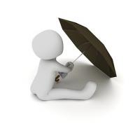Parasol & holdere